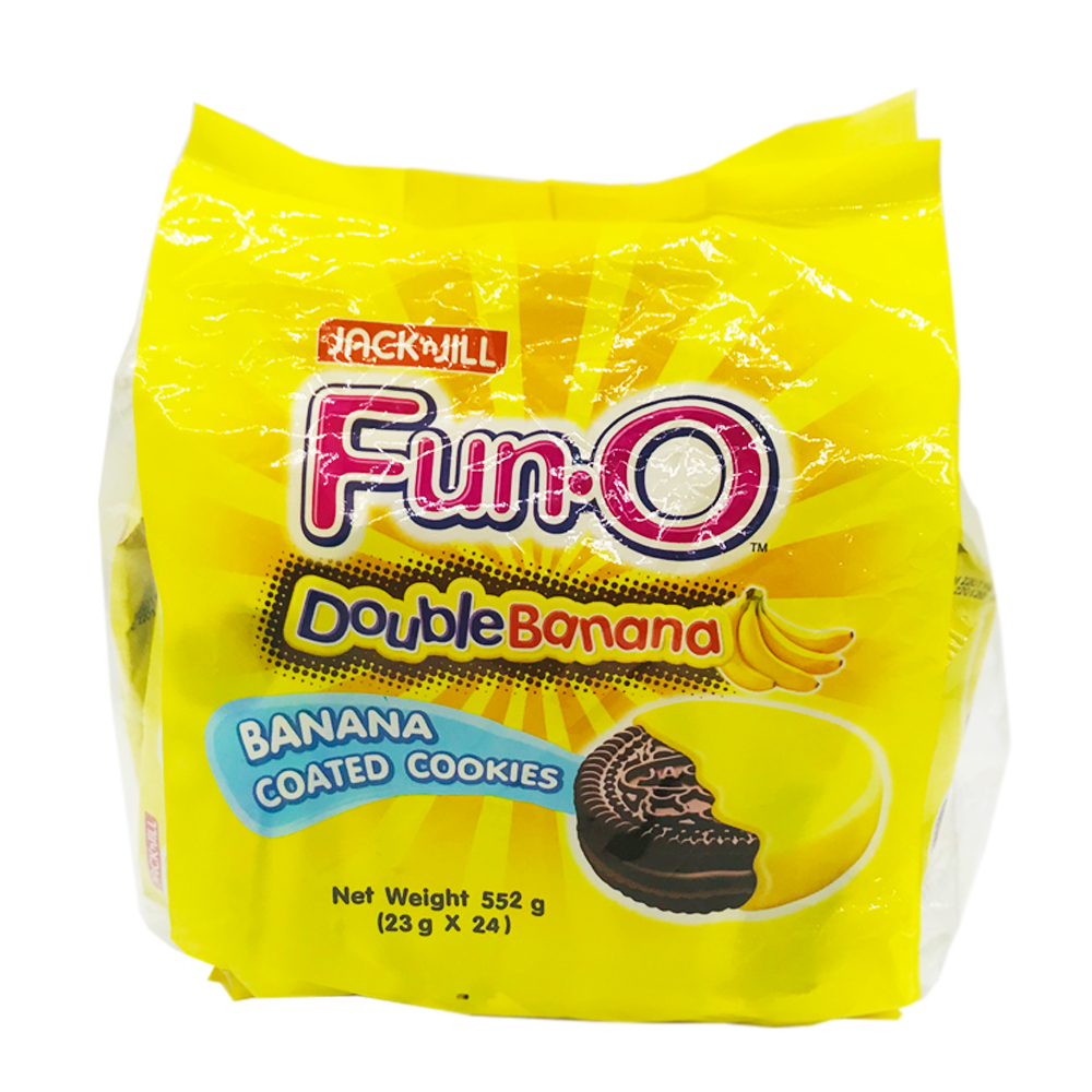 Jack & Jill Fun.O Double Banana Cookies 24's 552g